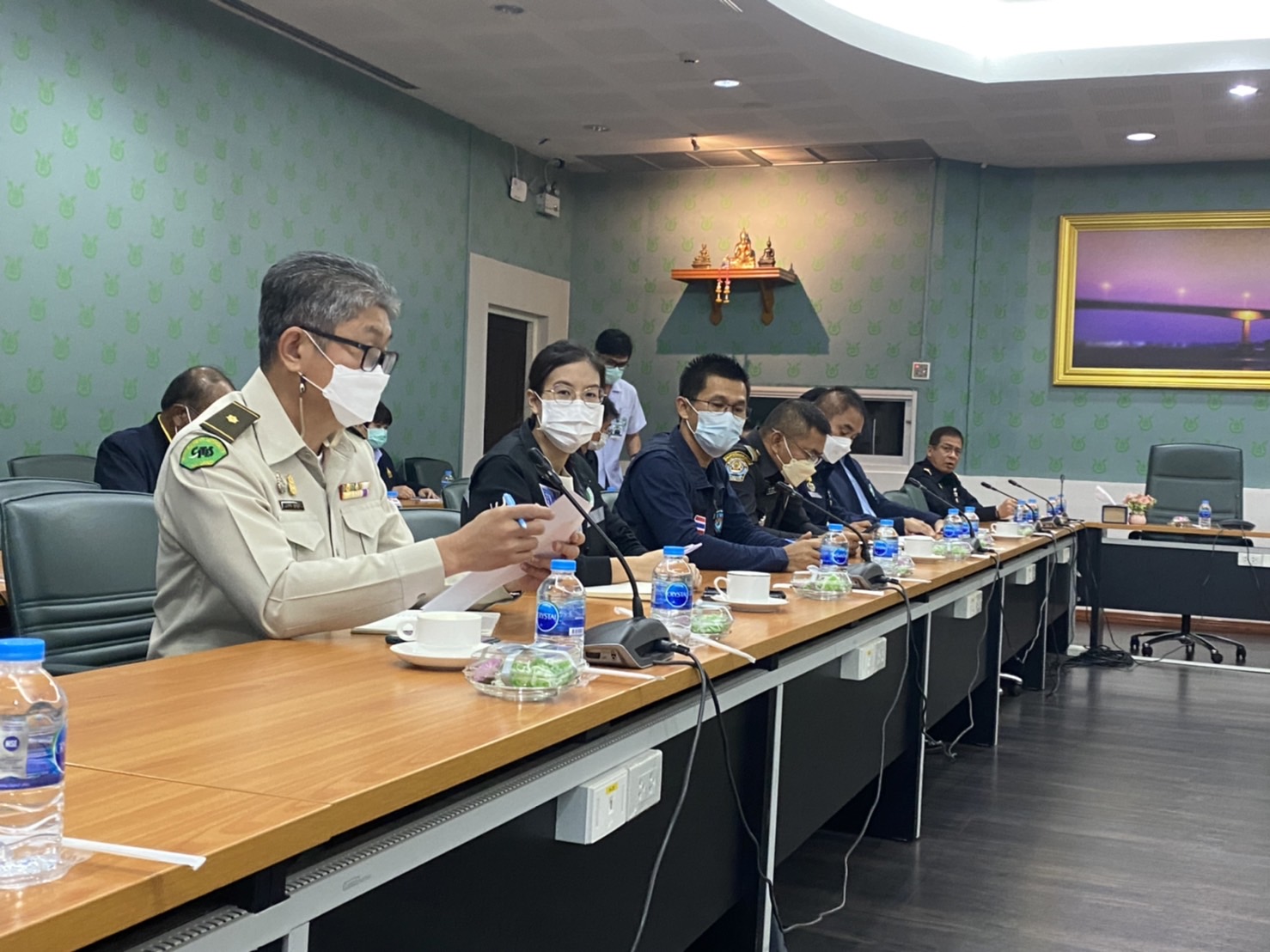 ประชุมคณะทำงานพัฒนาสมรรถนะหลักช่องทางเข้าออกประเทศฯ จังหวัดหนองคาย..คลิก