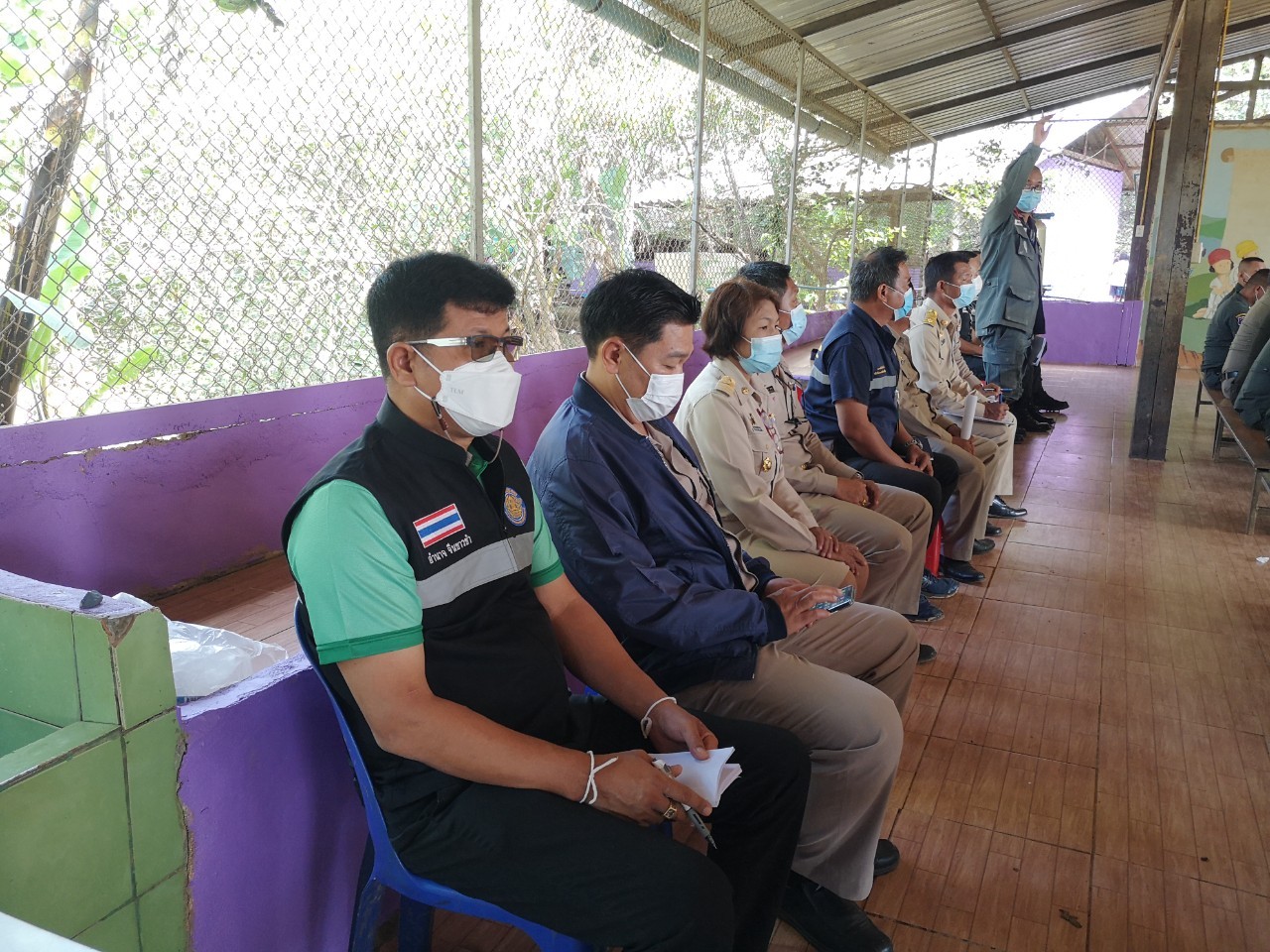 ร่วมตรวจพื้นที่รับเสด็จฯ และติดตามกิจกรรมประมงโรงเรียน ณ ศูนย์การเรียนตำรวจตระเวนชายแดนบ้านเลโพเด หมู่ที่ 9 ต.ท่าสองยาง อ.ท่าสองยาง จ.ตาก