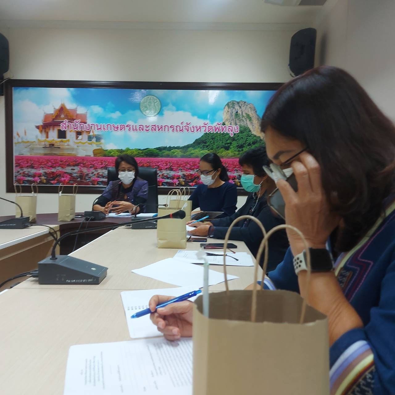 หัวหน้ากลุ่มพัฒนาและส่งเสริมอาชีพการประมง เข้าร่วมประชุมหารือเตรียมการจัดนิทรรศการมรดกทางการเกษตรโลก 