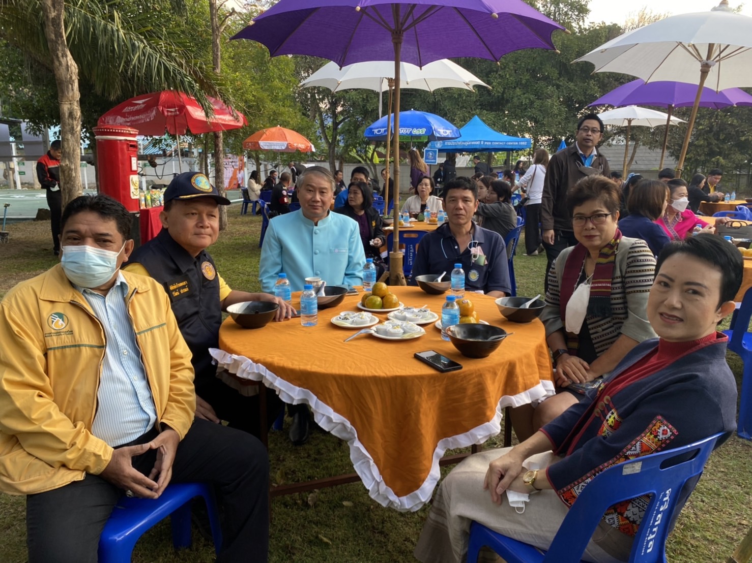 ร่วมงานสภากาแฟยามเช้าของจังหวัดพะเยา  ณ  สำนักงานการไฟฟ้าส่วนภูมิภาค  จังหวัดพะเยา