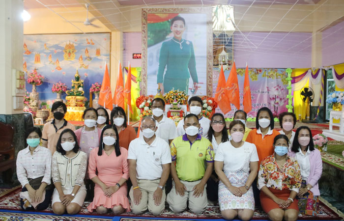 ศูนย์ศึกษาการพัฒนาอ่าวคุ้งกระเบนฯ ร่วมเจริญพระพุทธมนต์ และเจริญจิตภาวนา ณ วัดแหลมเสด็จ ตำบลคลองขุด อำเภอท่าใหม่ จังหวัดจันทบุรี