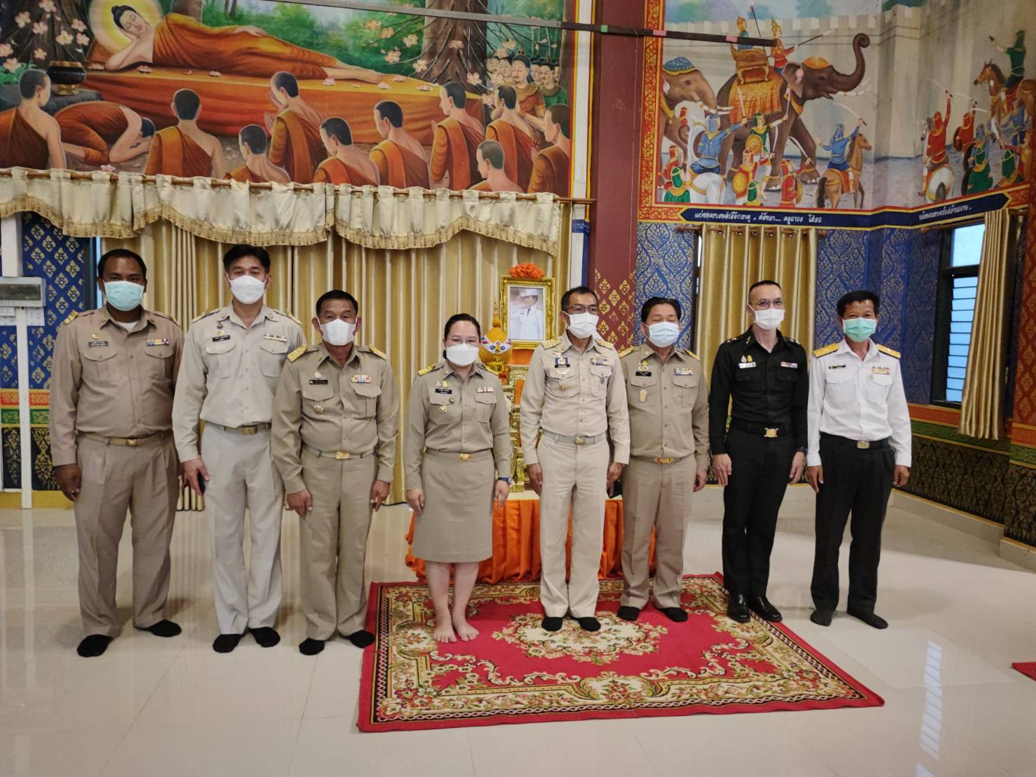 วันที่ 26 ธันวาคม 2565  นายสมมิตร ธรรม มิยะ ประมงอำเภอสุวรรณคูหา ร่วมงานพิธีเจริญพระพุทธมนต์และเจริญจิตตภาวนา ถวายพระพรชัยมงคลแด่สมเด็จพระเจ้าลูกเธอ เจ้าฟ้าพัชรกิติยาภา นเรนทิราเทพยวดี กรมหลวงราชสาริณีสิริพัชร มหาวัชรราชธิดา ณ วัดสุวรรณนาราม..คลิก