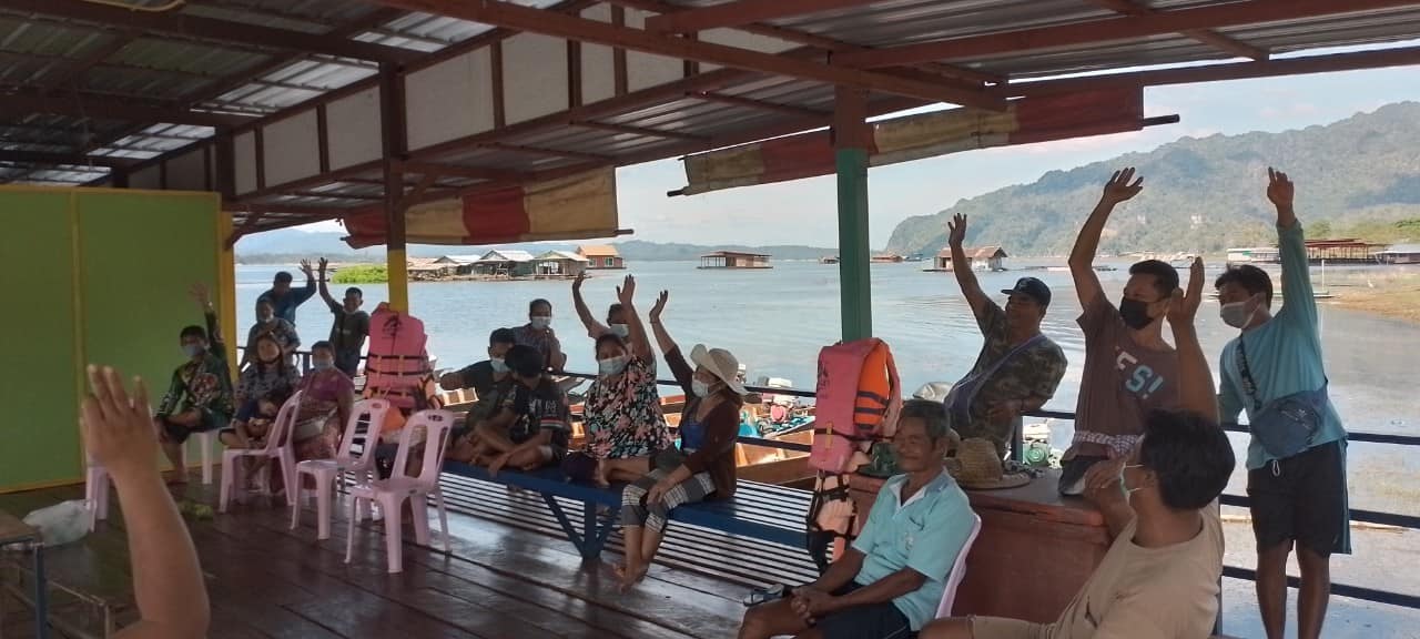 กิจกรรมเสริมสร้างการมีส่วนร่วมชุมชนประมง โครงการเสริมสร้างการมีส่วนร่วมของชุมชนประมงบ้านท่าแพ