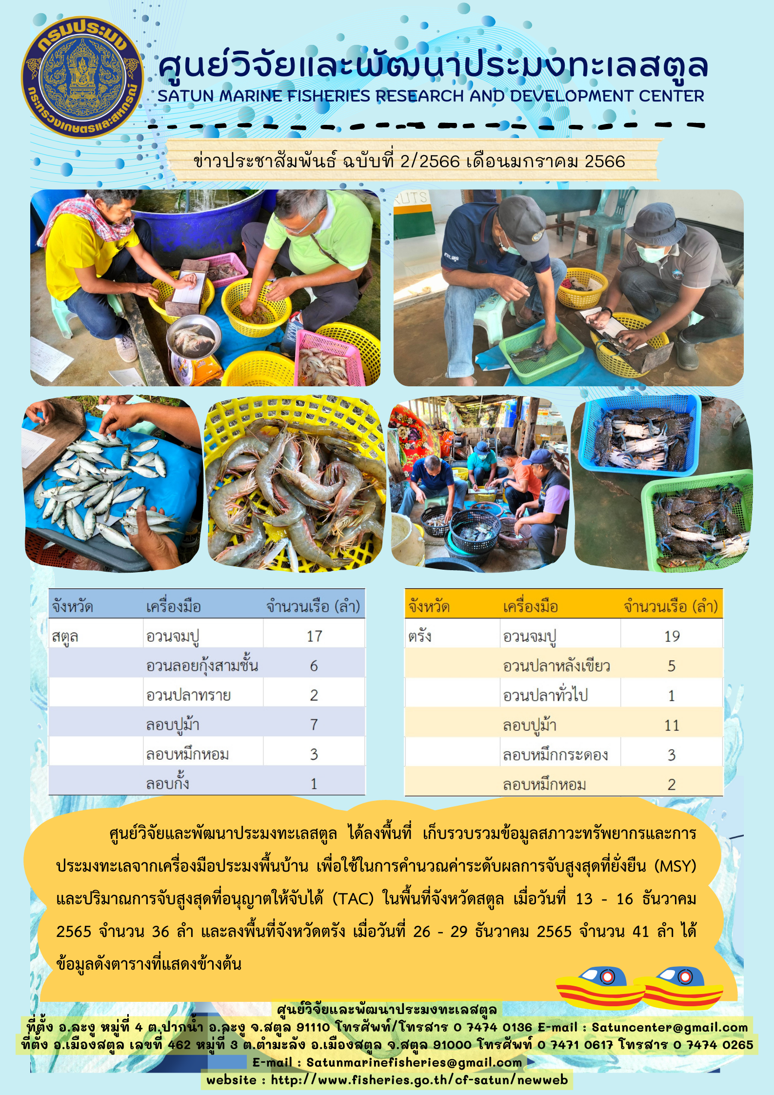 ข่าวประชาสัมพันธ์ ฉบับที่ ๒/๒๕๖๖ ประจำเดือนมกราคม ๒๕๖๖..คลิก