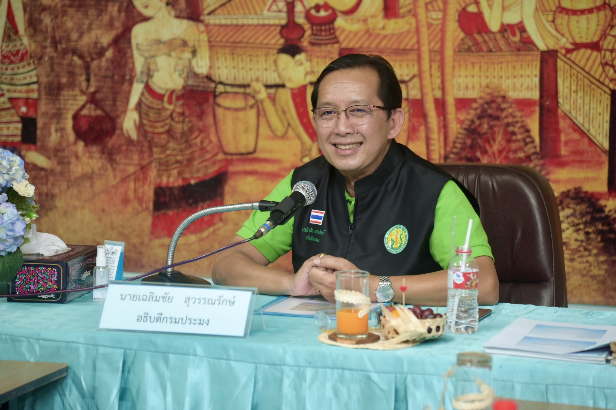 วันที่ 6 มกราคม 2566 นายเฉลิมชัย สุวรรณรักษ์ อธิบดีกรมประมง พร้อมคณะผู้บริหารกรมประมง เดินทางศึกษาดูงานและตรวจราชการหน่วยงานกรมประมงในเขตจังหวัดน่าน..คลิก