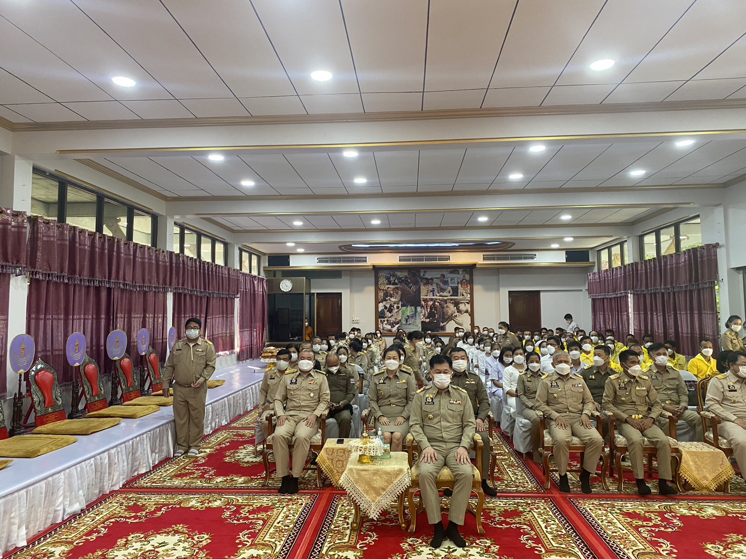 อำเภอปากลีจัดพิธีเจริญจิตตภาวนา เพื่อถวายพระพรชัยมงคล แด่สมเด็จพระเจ้าลูกเธอ เจ้าฟ้าพัชรกิติยาภา นเรนทิราเทพยวดี กรมหลวงราชสาริณีสิริพัชร มหาวัชรราชธิดา..คลิก