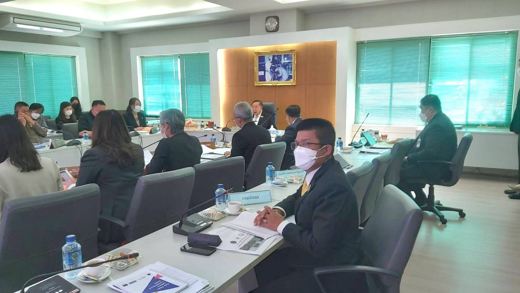 นายบัญชา สุขแก้ว รองอธิบดีกรมประมง เข้าร่วมประชุมคณะกรรมการประสานและกำกับการดำเนินงานป้องกันและปราบปรามการค้ามนุษย์ ครั้งที่ 5/2565