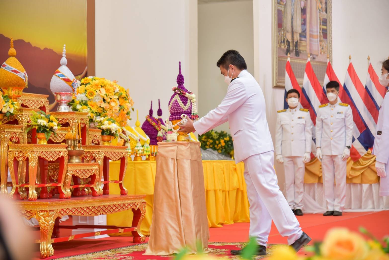 ร่วมวางพานพุ่มดอกไม้สดพิธีถวายสักการะเนื่องในวันยุทธหัตถีของสมเด็จพระนเรศวรมหาราช ประจำปี ๒๕๖๖..คลิก