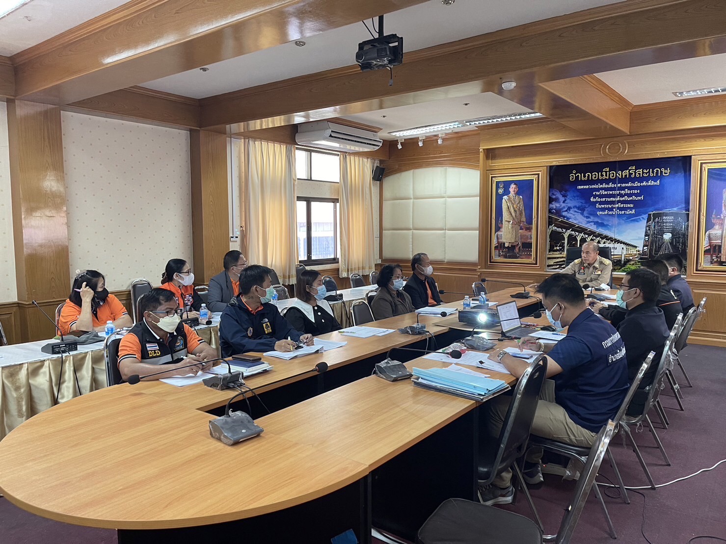 เข้าร่วมประชุม(ก.ช.ภ.อ.เมืองศรีสะเกษ) ครั้งที่ 1/2566..คลิก