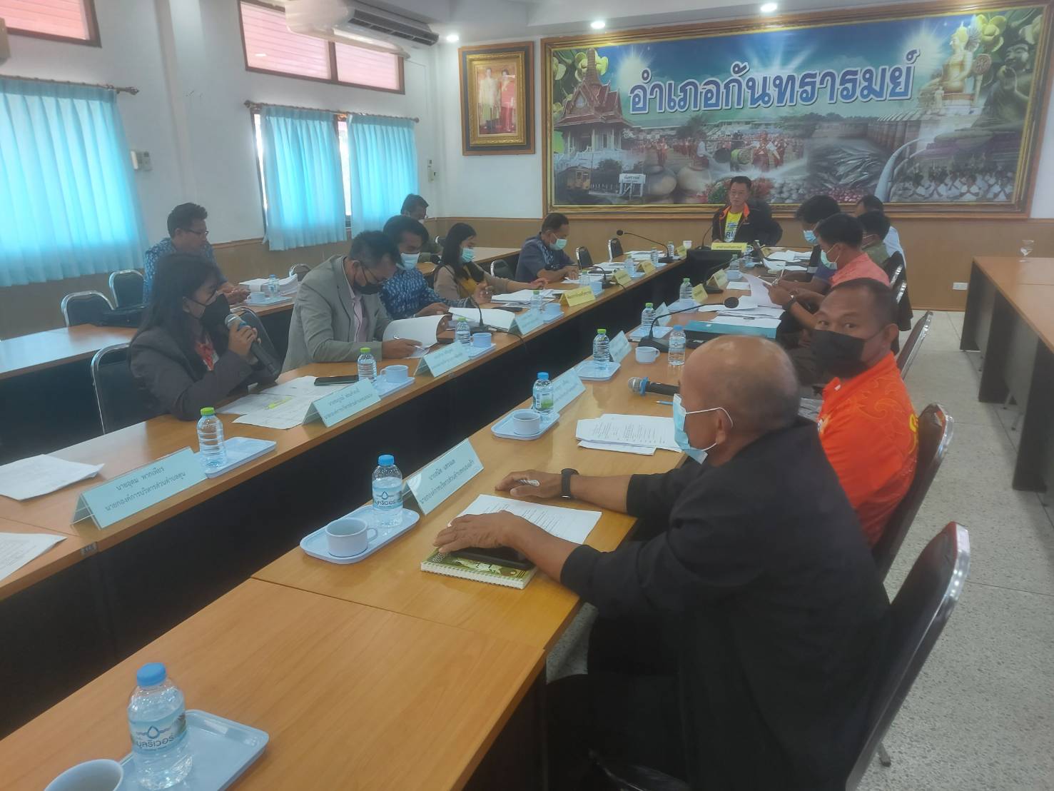 ร่วมประชุม ก.ช.ภ.อ. อำเภอกันทรารมย์..คลิก