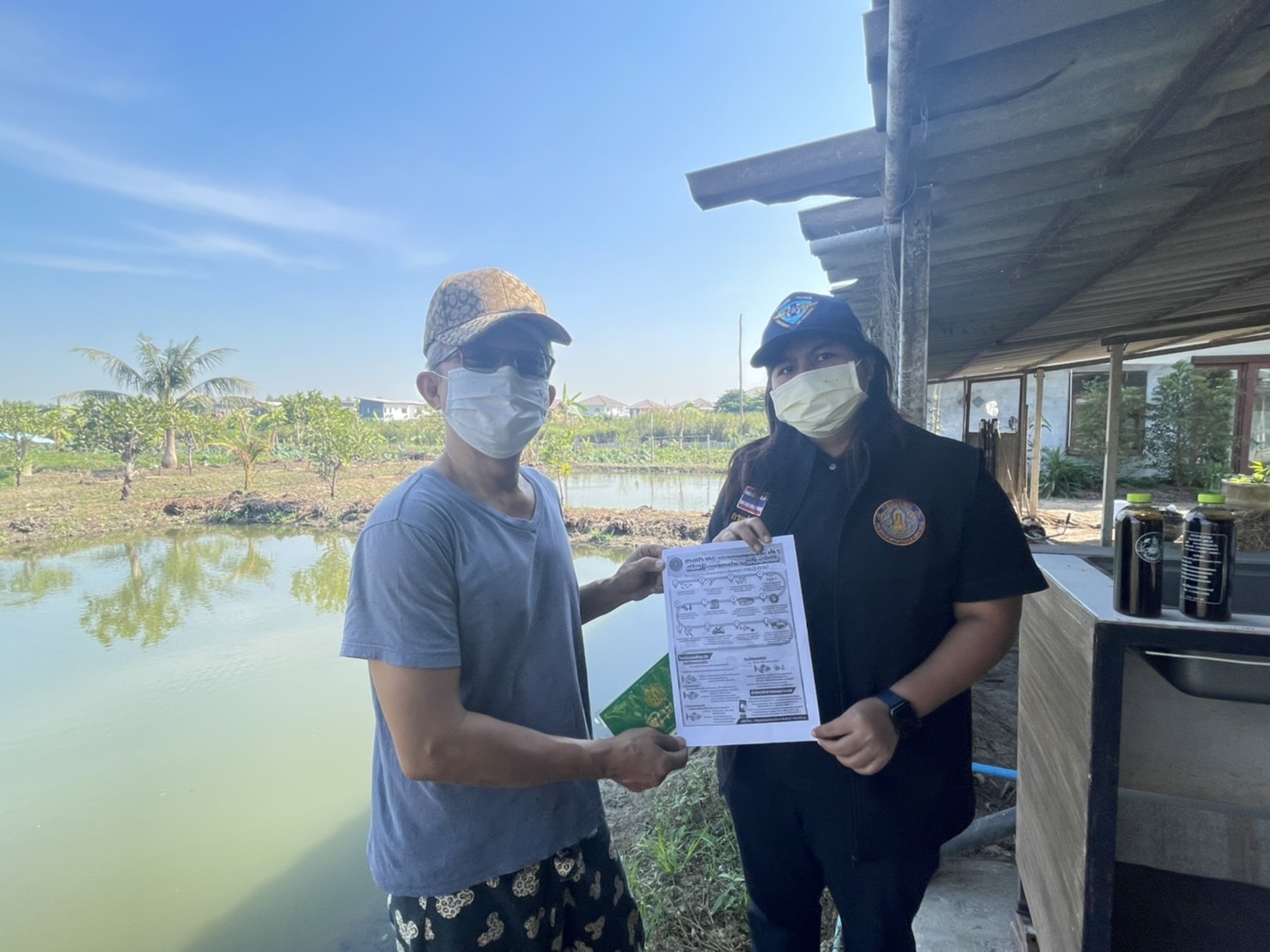 (อ.บางกรวย) ขึ้นทะเบียน ทบ.1 และประชาสัมพันธ์การป้องกันและลดผลกระทบจากภัยแล้งด้านการประมง..คลิก