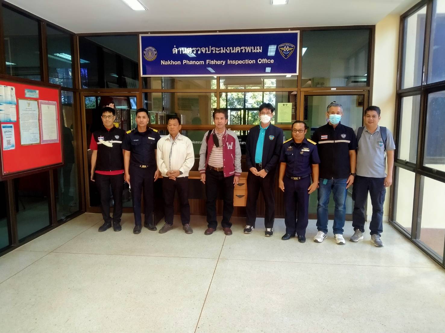 นายอานันต์ อัลมาตร์ ผู้อำนวยการกองตรวจสอบเรือประมง สินค้าสัตว์น้ำ และปัจจัยการผลิต ลงพื้นที่จังหวัดนครพนม เพื่อตรวจติดตามและเยี่ยมชมการปฏิบัติงานของด่านตรวจประมงนครพนม..คลิก