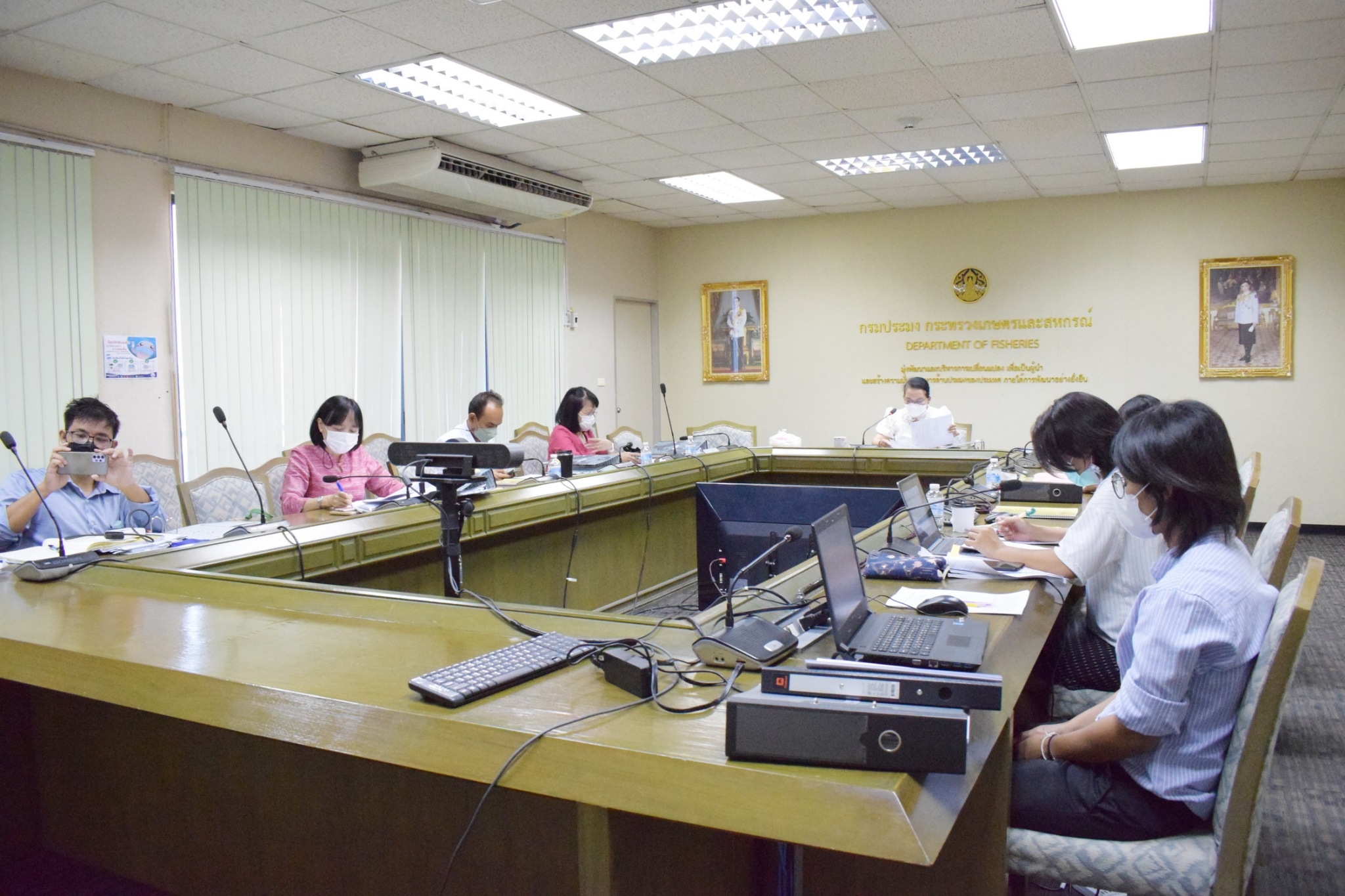 กลุ่มควบคุมวัตถุอันตรายฯ จัดประชุมคณะทำงาน เพื่อขึ้นทะเบียนวัตถุอันตรายทางการประมง