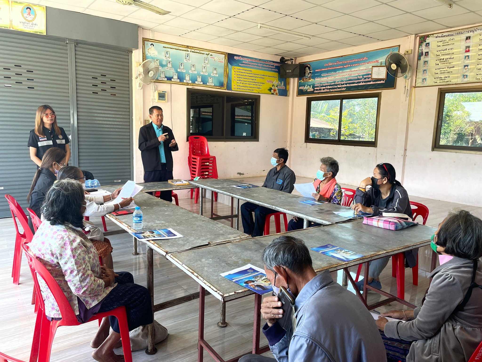 ออกให้คำแนะนำ ถ่ายทอดความรู้ด้านเพาะเลี้ยงสัตว์น้ำ ครั้งที่ 1