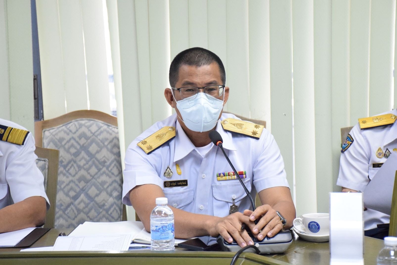 นายมานพ หนูสอน รองอธิบดีกรมประมง เป็นประธานการประชุมสำนักงานเลขานุการกรม..คลิก