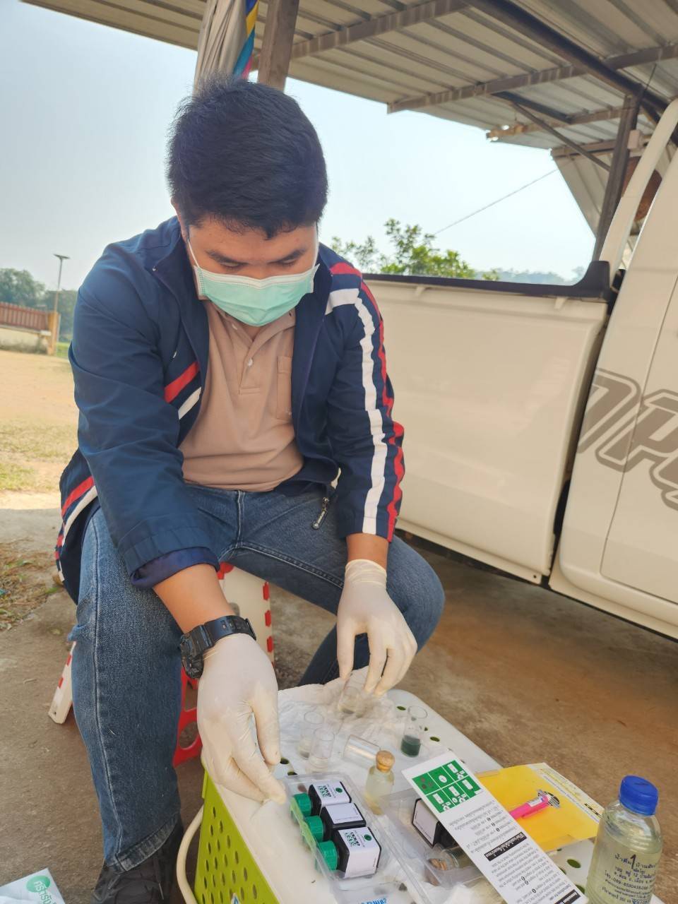 ออกตรวจประเมินฟาร์ม เพื่อต่ออายุ และติดตามฟาร์มเพาะเลี้ยงปลานิล ที่ได้รับมาตรฐาน GAPปลานิล กรมประมง