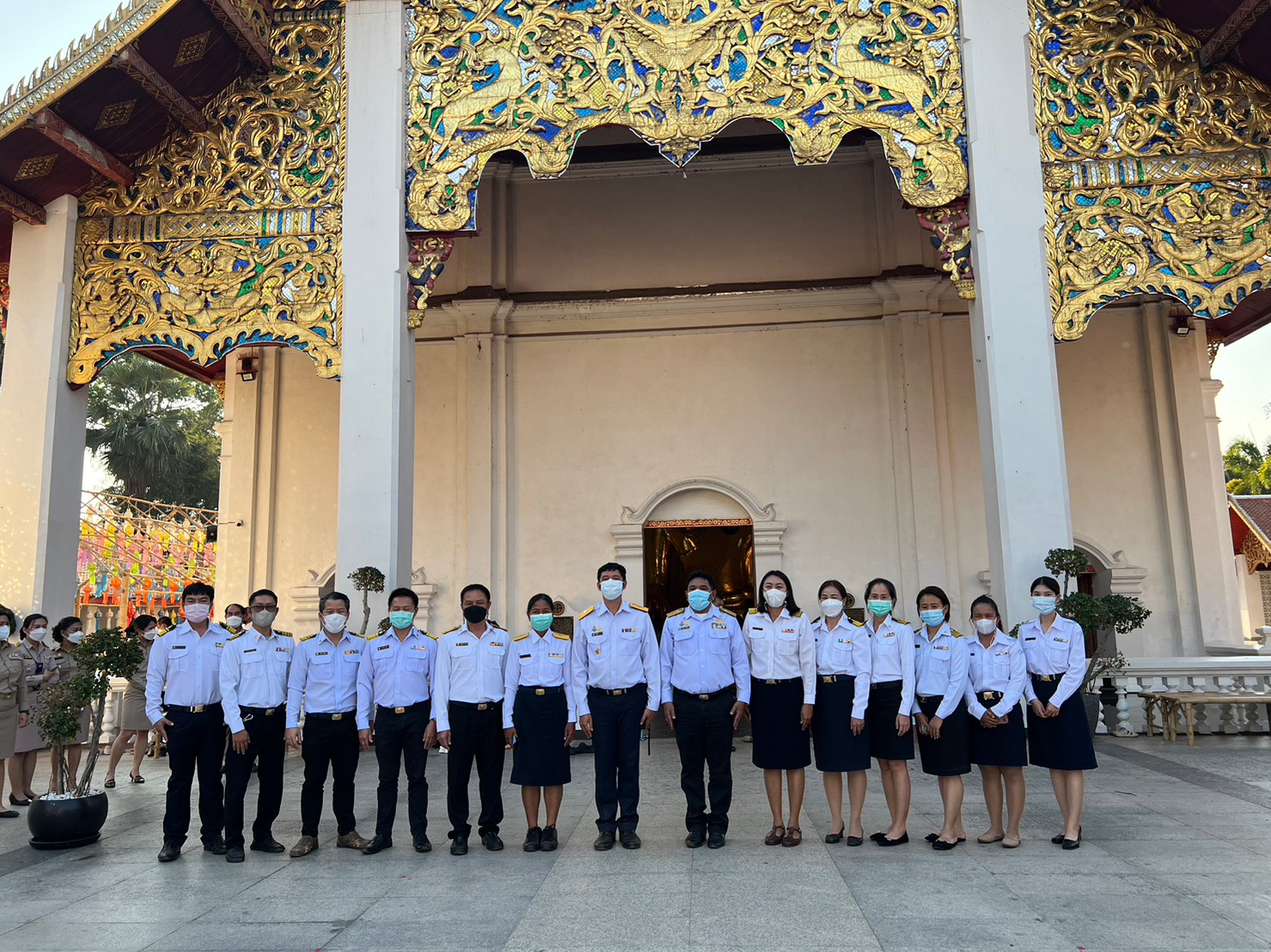 เข้าร่วมพิธีเจริญพระพุทธมนต์และเจริญจิตตภาวนา เพื่อถวายพระพรแด่สมเด็จพระเจ้าลูกเธอ เจ้าฟ้าพัชรกิติยาภา นเรนทิราเทพยวดี กรมหลวง ราชสาริณีสิริพัชร มหาวัชรราชธิดา