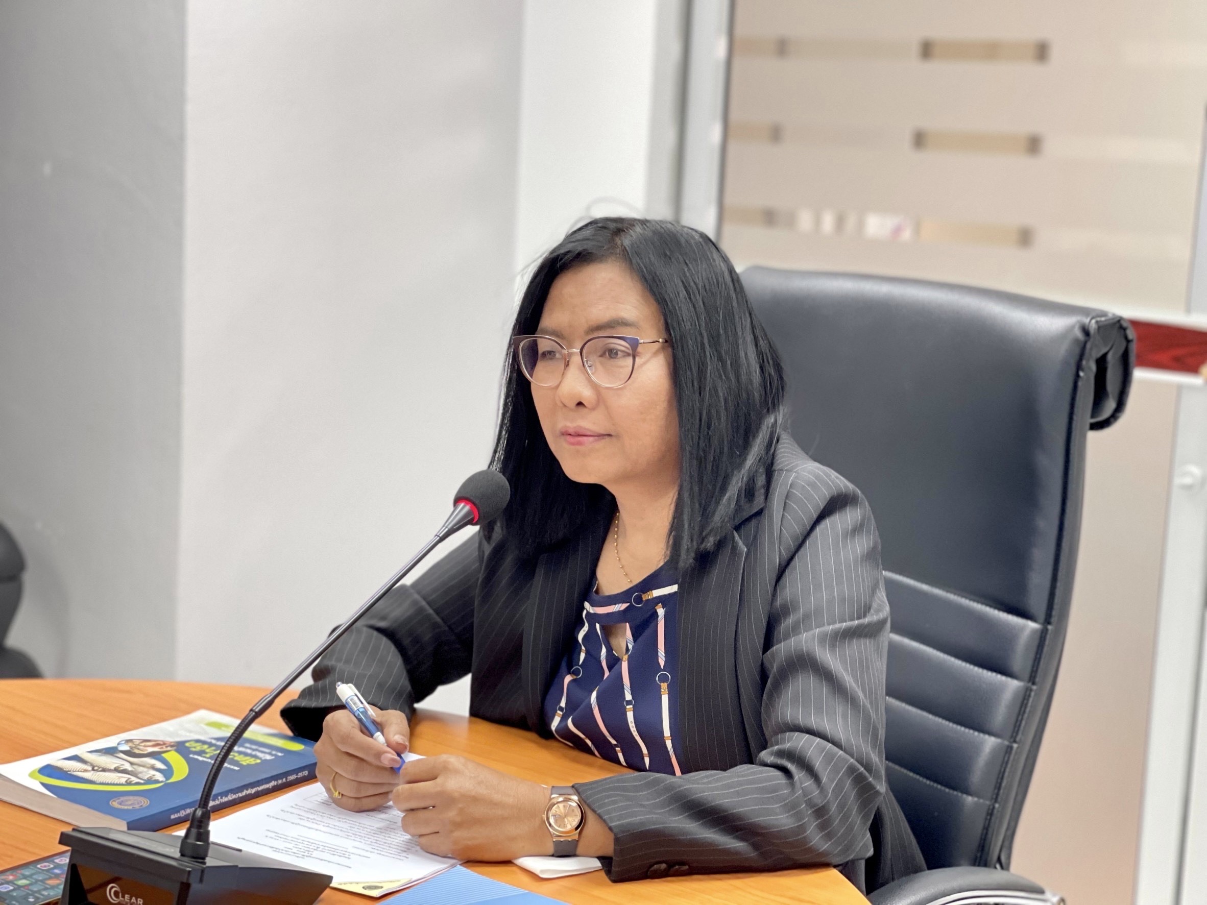 ประชุมหารือกับคณะทำงานสัตว์น้ำจืดที่มีความสำคัญทางเศรษฐกิจ 14 ชนิด