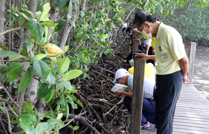 นักบริหารการพัฒนาตามแนวพระราชดำริ (นบร.) รุ่นที่ 11 ศึกษาเรียนรู้โครงการพระราชดำริ ศูนย์ฯ คุ้งกระเบน