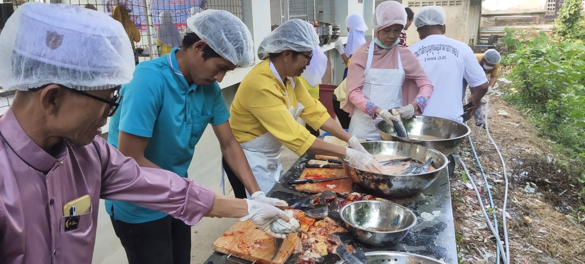 ฝึกอบรมเกษตรกรตามโครงการสร้างมูลค่าเพิ่มสัตว์น้ำและเพิ่มความเข้มแข็งด้านอาชีพประมง รุ่นที่ 1 (อำเภอยะหา)