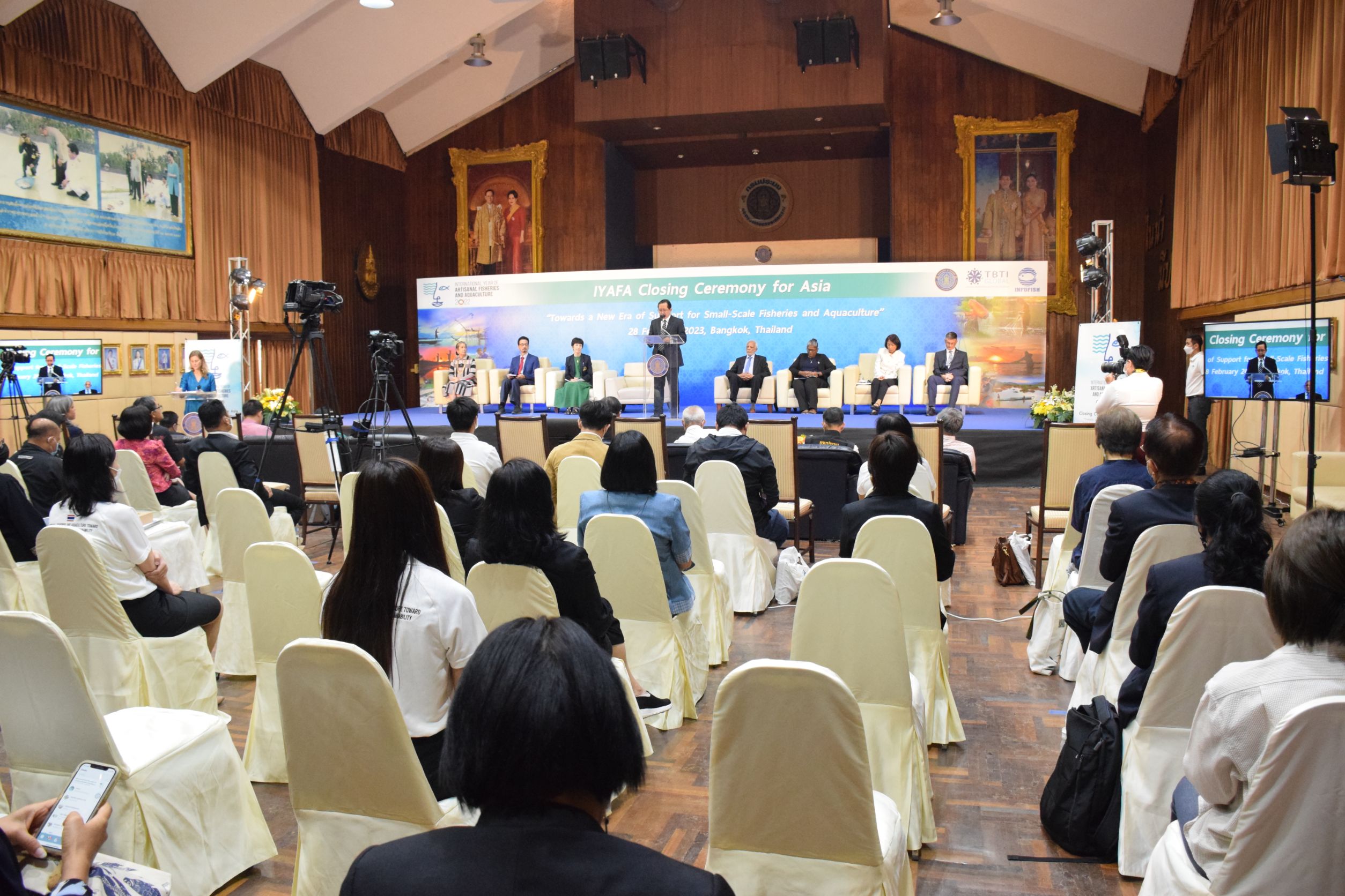 กรมประมงร่วมเป็นเจ้าภาพจัดงาน IYAFA 2022 Closing Ceremony for Asia พร้อมประกาศความมุ่งมั่นในการสนับสนุนการประมงพื้นบ้าน และการเพาะเลี้ยงสัตว์น้ำรายย่อย