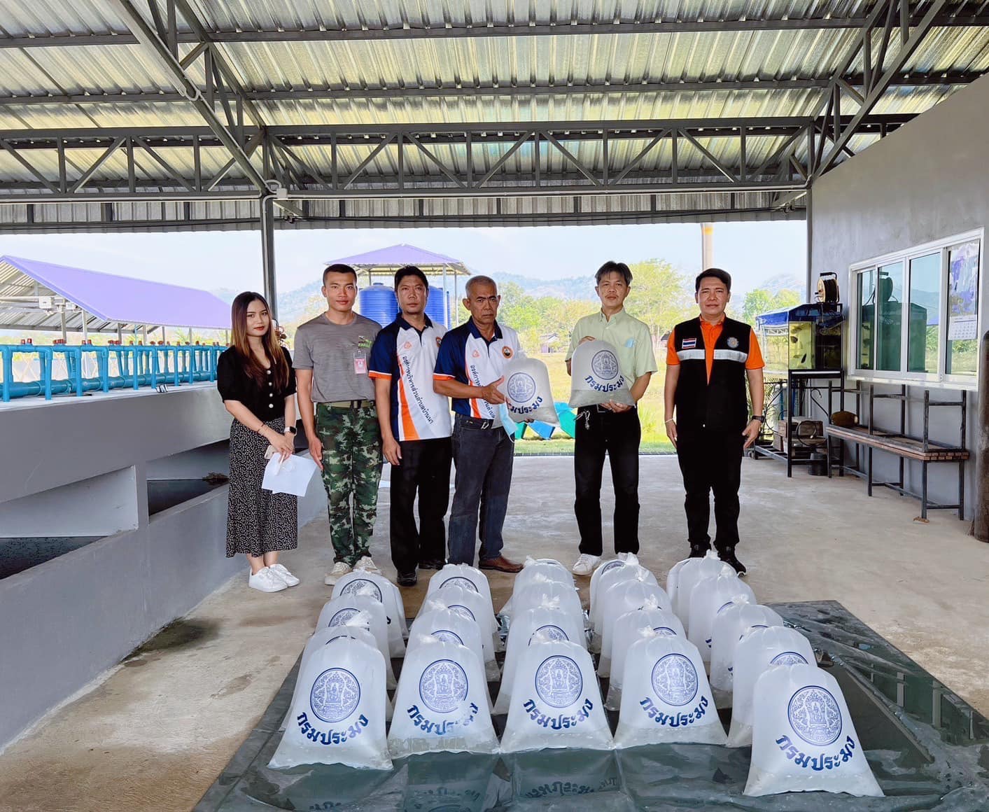 กิจกรรมประมง โครงการเกษตรรวมใจฯ..คลิก