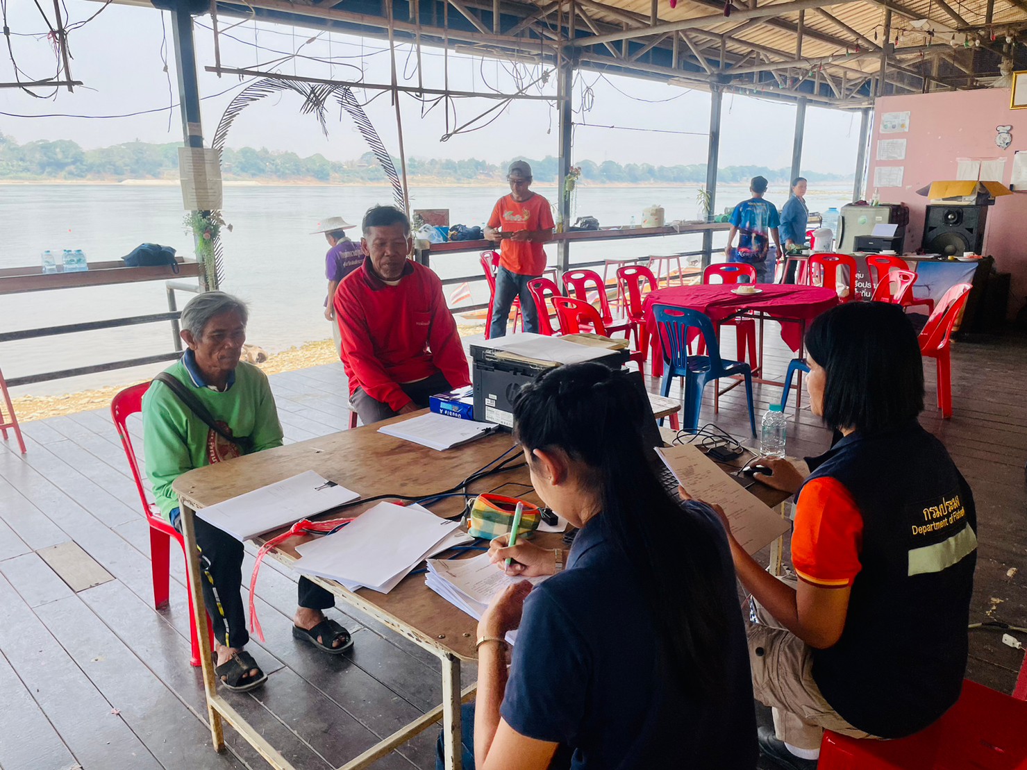 ลงพื้นที่ออกติดตามกลุ่มองค์กรชุมชนประมงท้องถิ่น กลุ่มวิสาหกิจชุมชนท่องเที่ยวเกษตรริมโขงประมงพื้นบ้านเชียงคาน ต.เชียงคาน อ.เชียงคาน จ.เลย