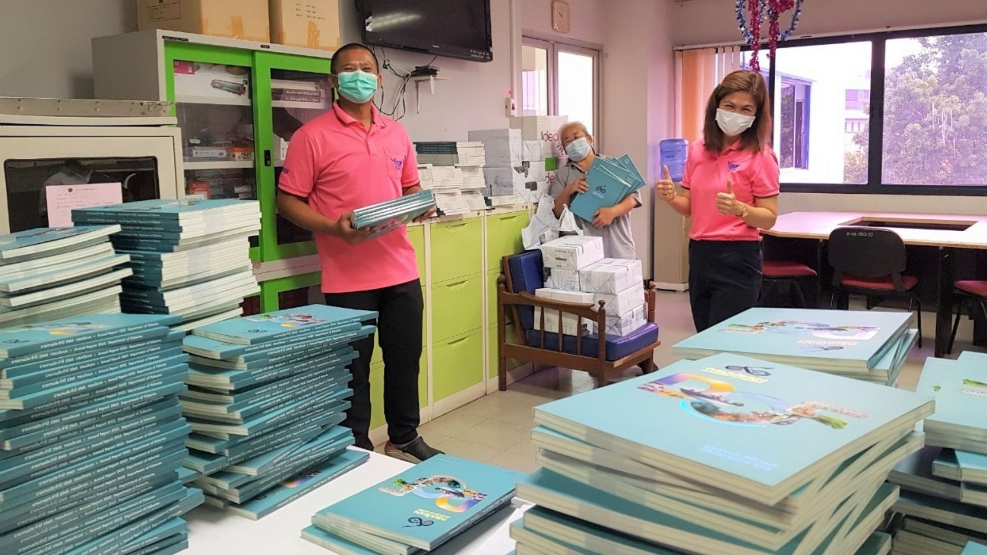 การเผยแพร่รายงานประจำปีกรมประมง 2565