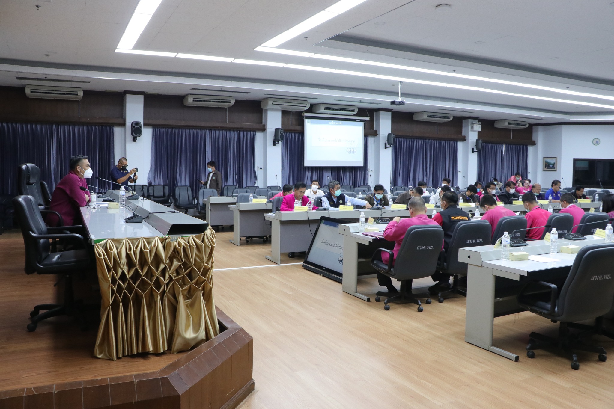 การประชุมคณะทำงานบริหารจัดการน้ำและแก้ไขปัญหาวิกฤตน้ำในกว๊านพะเยา