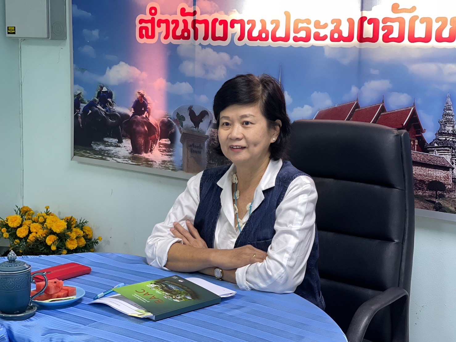 ลงพื้นติดตามการดำเนินงานโครงการธนาคารผลผลิตสัตว์น้ำแบบมีส่วนร่วมในเขตพื้นที่จังหวัดลำปาง