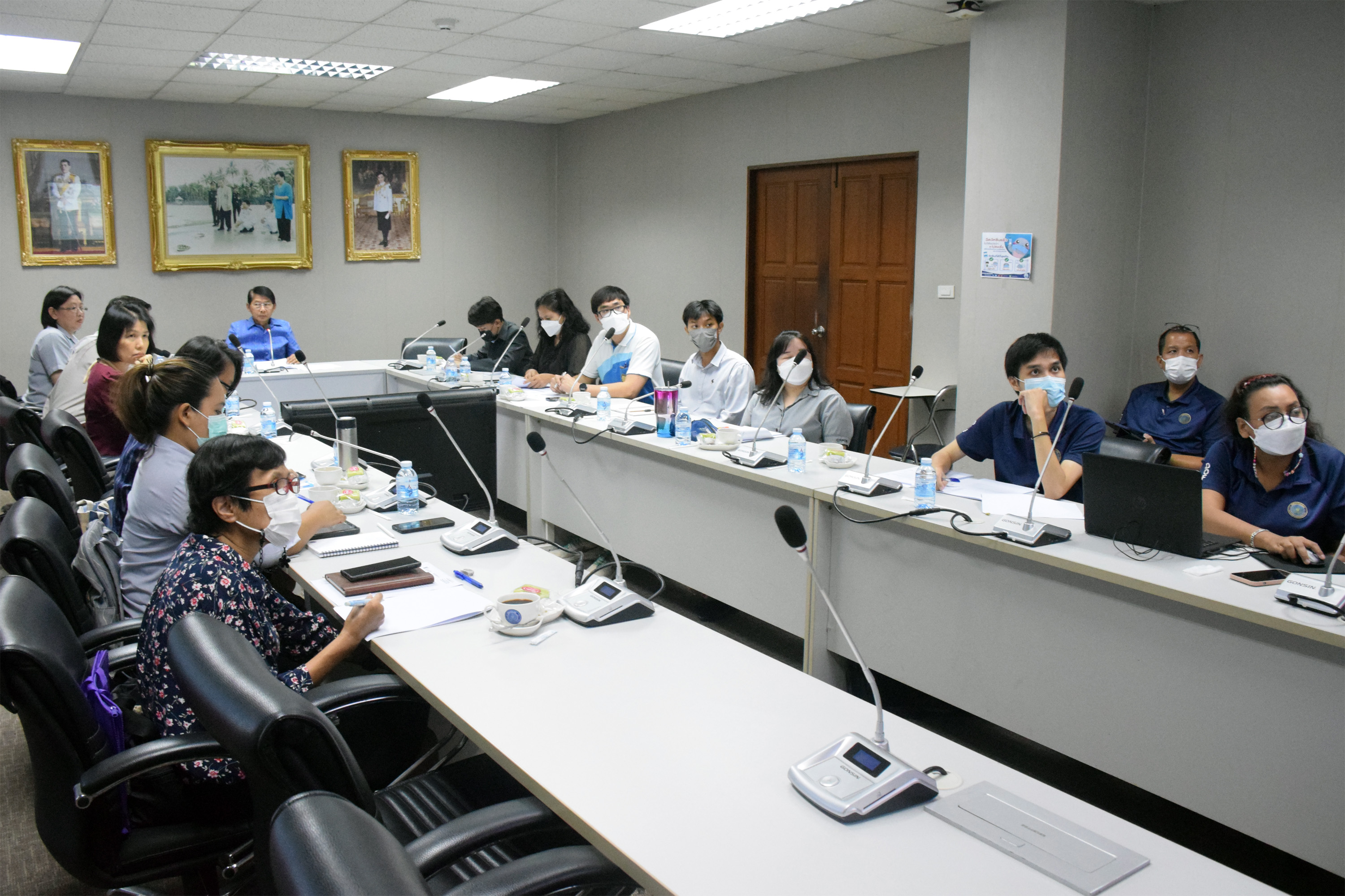 29 มี.ค. 66 ประชุมคณะทำงานทบทวนบทบาทภารกิจการถ่ายโอนการตรวจสอบและรับรองมาตรฐานของกรมประมง ครั้งที่ 1/2566 ผ่านระบบการประชุม Hybrid Meeting