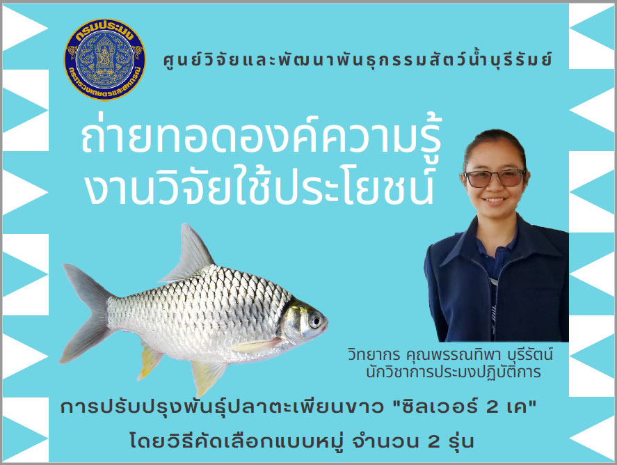ถ่ายทอดองค์ความรู้งานวิจัยใช้ประโยชน์_ปลาตะเพียน