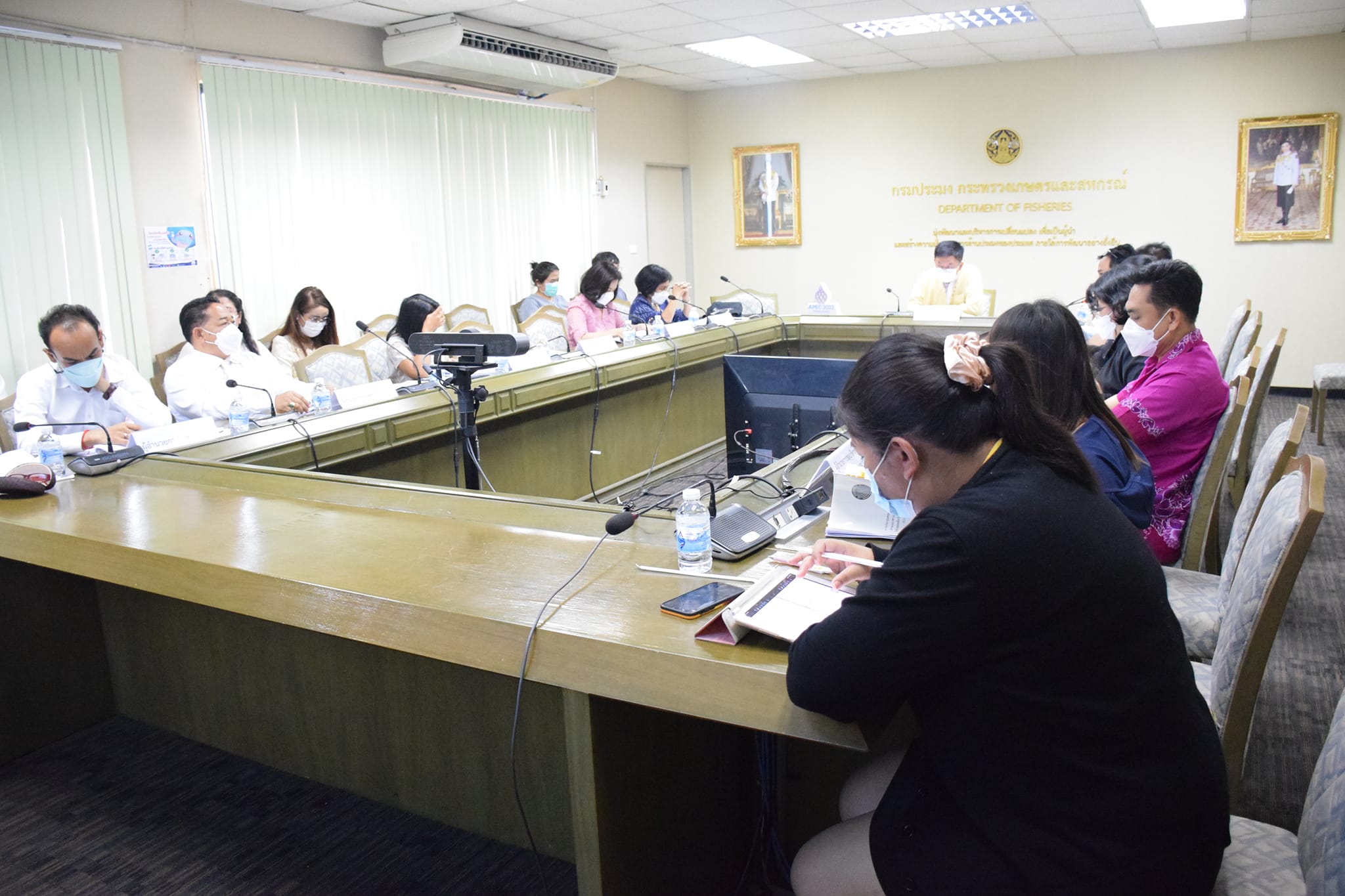 นายถาวร ทันใจ รองอธิบดีกรมประมง เป็นประธานการประชุมคณะทำงานขับเคลื่อนและติดตามการดำเนินการตามแนวทางและมาตรการในการพัฒนาการประมงของไทยให้ปลอดสัตว์น้ำ และสินค้าสัตว์น้ำที่มาจากการทำประมง IUU (IUU-Free Thailand) ครั้งที่ 1/2565..คลิก