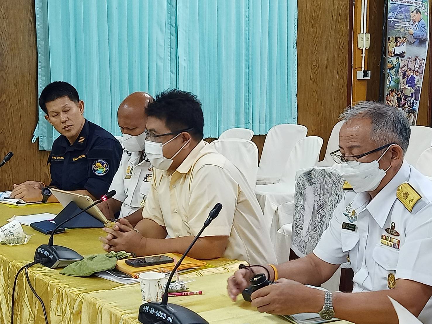 ประชุมชี้แจงงานวิจัยการสร้างความมีส่วนร่วมในการเฝ้าระวังติดตามประเมินสภาวะการคุกคามและนำแนวทางการควบคุมและกำจัดประชากรปลาหมอสีคางดำ ลงสู่การปฏิบัติในพื้นที่ชายฝั่งและบ่อเลี้ยงกุ้งทะเลแบบกึ่งพัฒนา