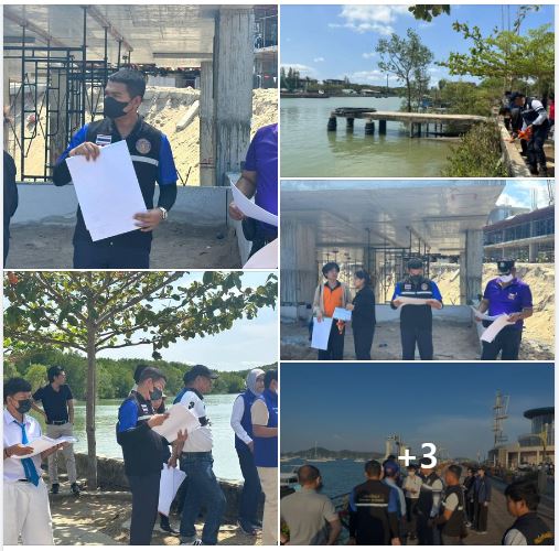 สำนักงานประมงจังหวัดภูเก็ต ร่วมตรวจพื้นที่การพิจารณาสิ่งล่วงล้ำลำแม่น้ำจังหวัดภูเก็ต ครั้งที่ 1/2566