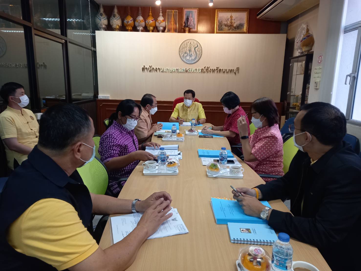 การประชุมคณะกรรมการคัดเลือกกรรมการผู้ทรงคุณวุฒิในคณะกรรมการประมงประจำจังหวัดนนทบุรี..คลิก