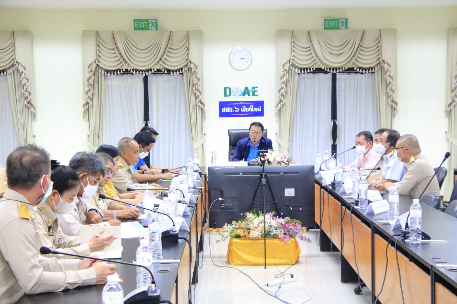 ร่วมต้อนรับในการลงพื้นที่ตรวจราชการจังหวัดเชียงใหม่ ของผู้ช่วยรัฐมนตรีประจำกระทรวงเกษตรและสหกรณ์..คลิก