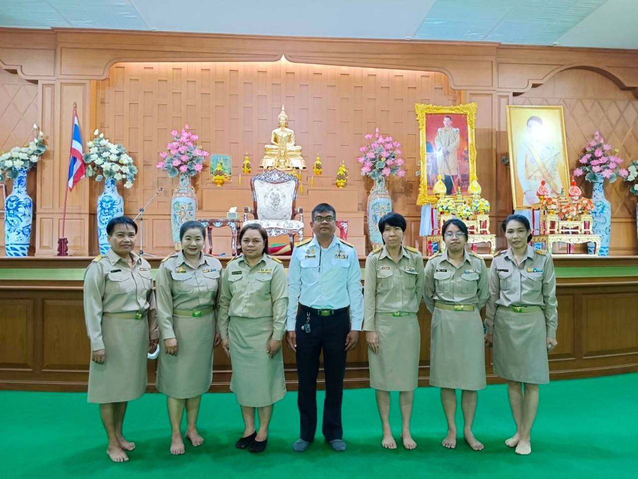 พิธีถวายภัตตาหารพระราชทานของพระบาทสมเด็จพระเจ้าอยู่หัวแด่พระภิกษุ สามเณร ในการสอบบาลีสนามหลวง ครั้งที่ 2 ปี พ.ศ. 2566..คลิก