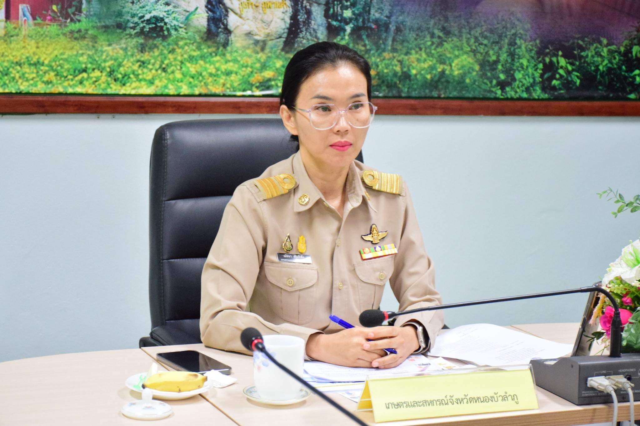 วันที่ 24 เมษายน พ.ศ. 2566 นายบุญหลาย กุลนารัตน์ ประมงจังหวัดหนองบัวลำภู ร่วมประชุมเตรียมความพร้อมการตรวจติดตามความก้าวหน้าการดำเนินงานตามแผนการตรวจราชการ ณ ห้องประชุมบัวหลวงสำนักงานเกษตรและสหกรณ์จังหวัดหนองบัวลำภู..คลิก