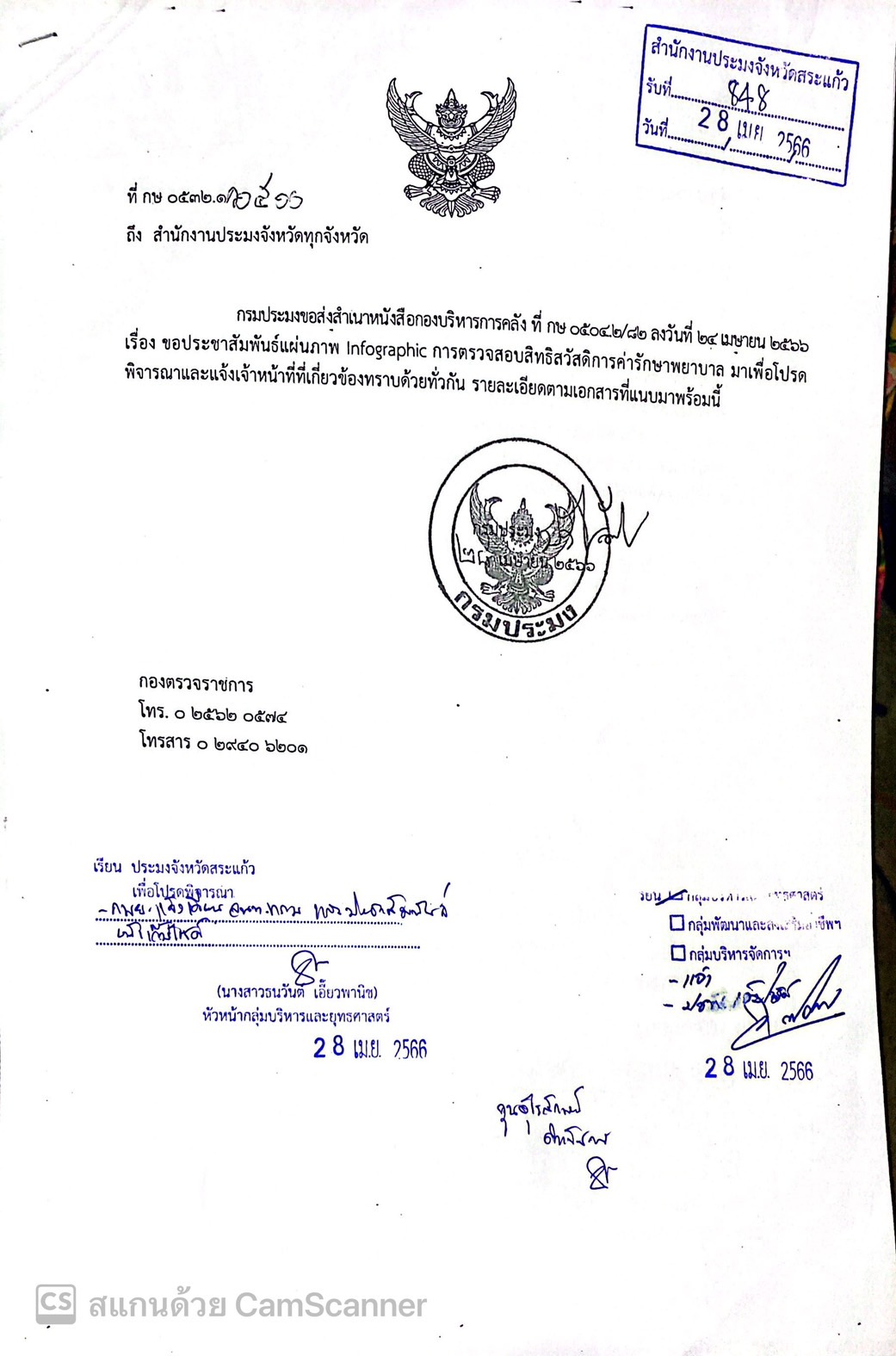 ประชาสัมพันธ์แผ่นภาพ infographic การตรวจสอบสิทธิสวัสดิการค่ารักษาพยาบาล..คลิก
