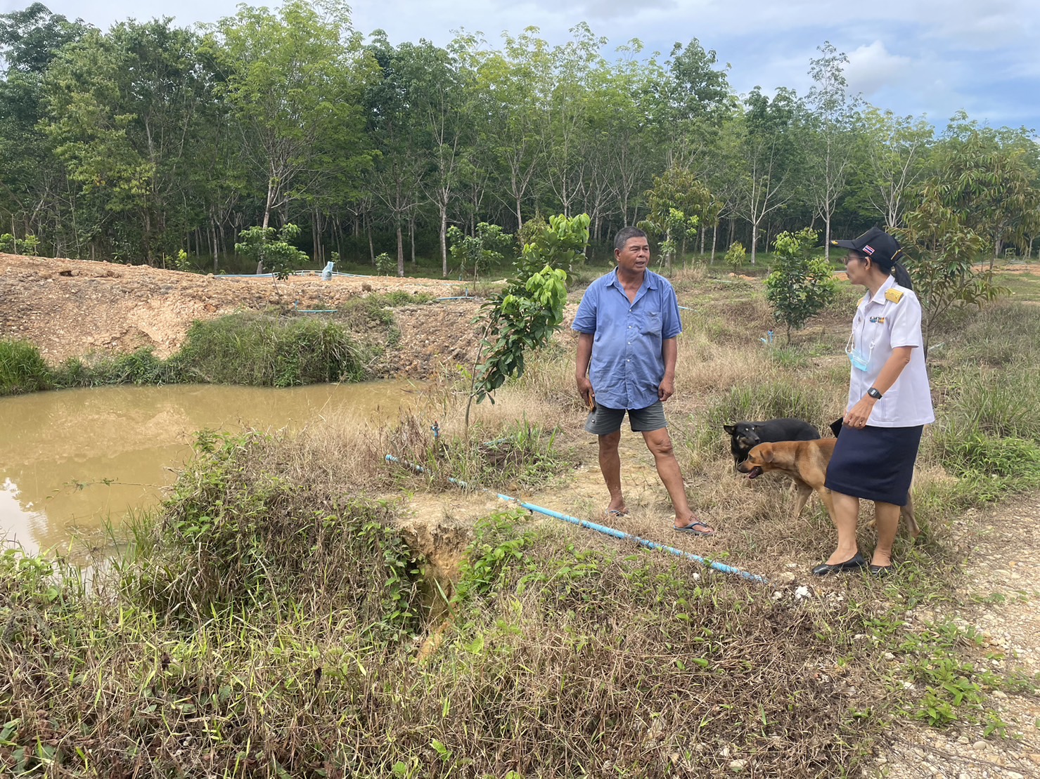 ตรวจสอบฟาร์มเพาะเลี้ยงสัตว์น้ำที่ขอขึ้นทะเบียนรายใหม่ และขอต่ออายุทะเบียน