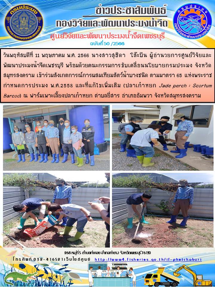 ข่าวประชาสัมพันธ์ครั้งที่ 50/2566