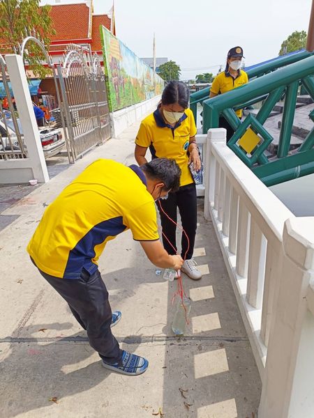 สำนักงานประมงพื้นที่กรุงเทพมหานคร ลงพื้นที่เพื่อสำรวจเขตพื้นที่รักษาพันธุ์สัตว์น้ำ พร้อมทั้งเก็บตัวอย่างน้ำมาตรวจสอบคุณภาพน้ำ