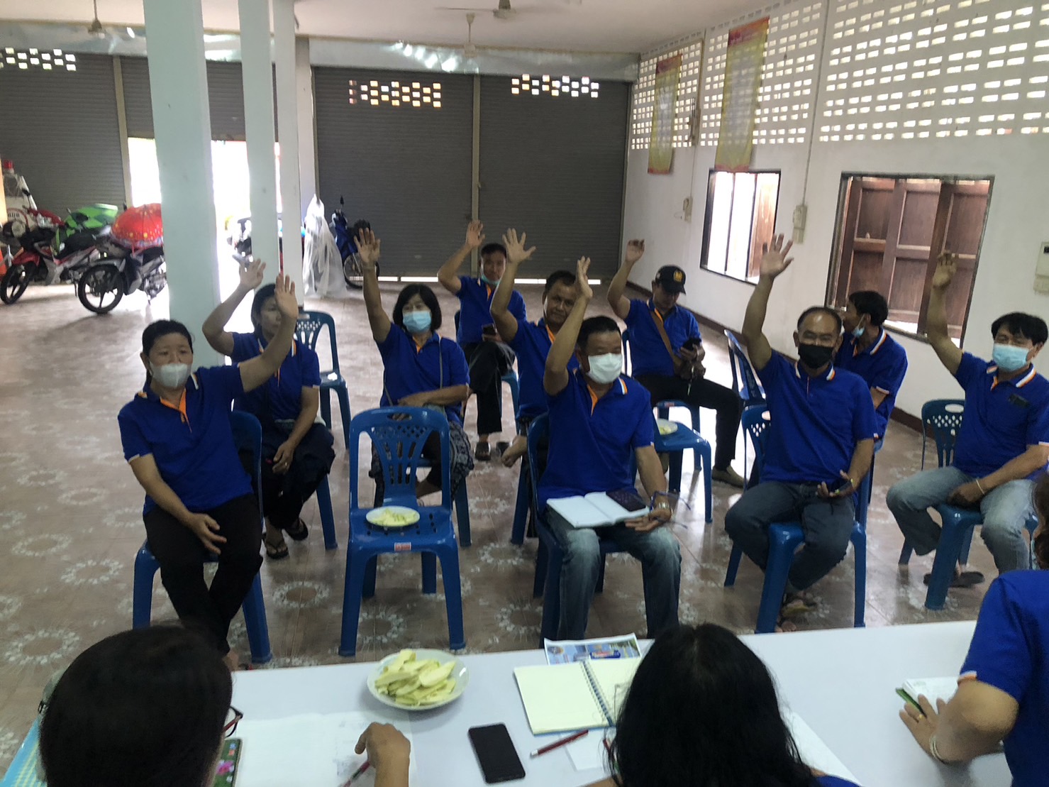 ร่วมประชุมชี้แจงรายรับ - รายจ่ายการจับผลผลิตแหล่งน้ำธนาคารสินค้าเกษตรหนองเฒ่า (ส่วนบน) ระหว่างวันที่ 9 และ 13 เมษายน 2566..คลิก