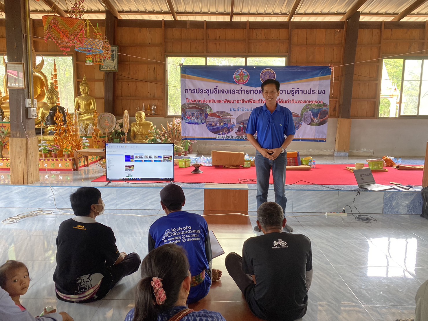 วันที่ 15 พฤษภาคม 2566  นายสมมิตร ธรรมมิยะ ประมงอำเภอสุวรรณคูหาจัดประชุมชี้แจงและถ่ายทอดองค์ความรู้ด้านการประมง แก่เกษตรกรที่เข้าร่วมโครงการส่งเสริมและพัฒนาอาชีพเพื่อแก้ไขปัญหาที่ดินทำกินของเกษตรกร ประจำปีงบประมาณ 2566..คลิก