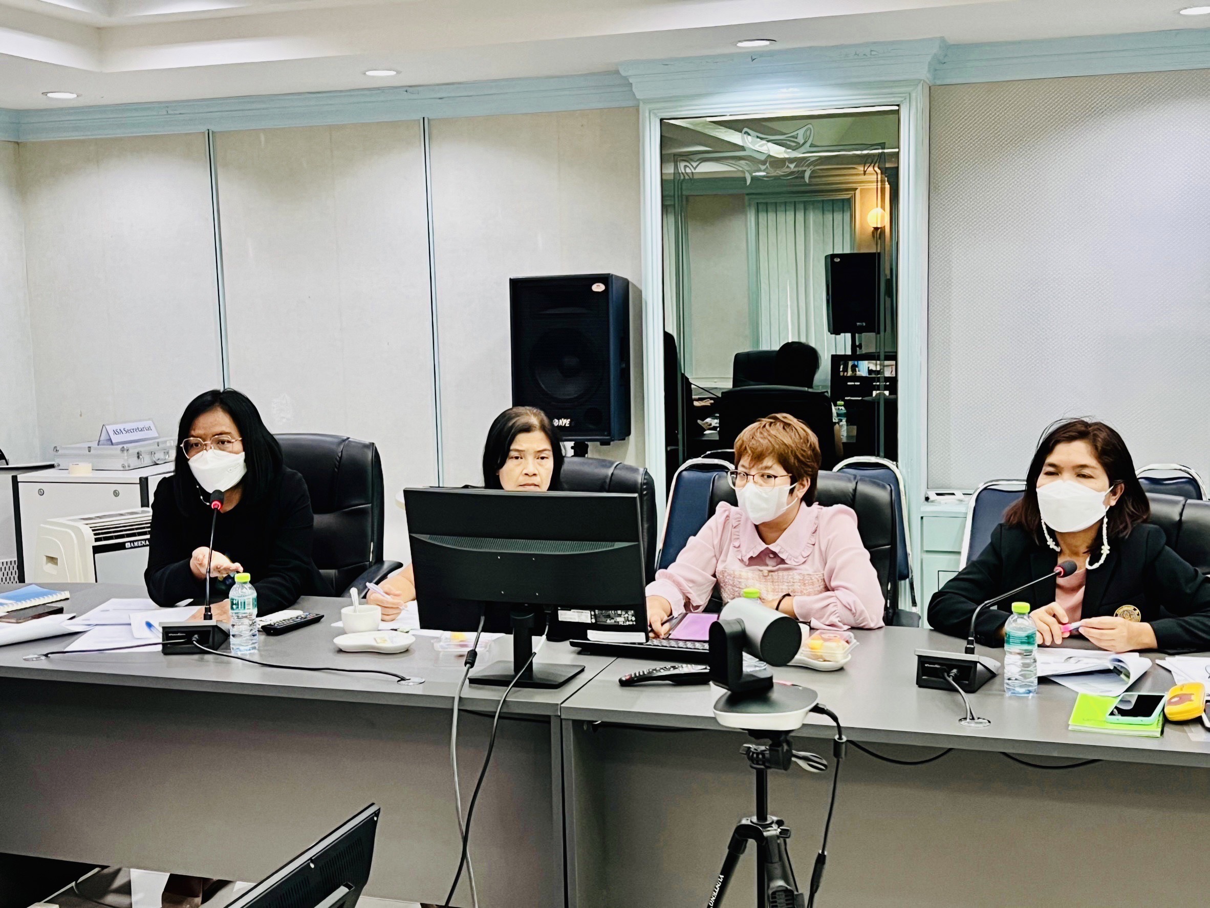 การประชุมหารือการดำเนินงานโครงการ Thai-Myanmar Joint Research Project on the Production Technology of Fish of Economic Importance Project Giant Butter Catfish..คลิก