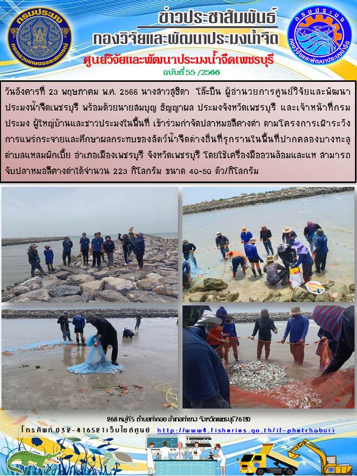 ข่าวประชาสัมพันธ์ครั้งที่ 55/2566..คลิก