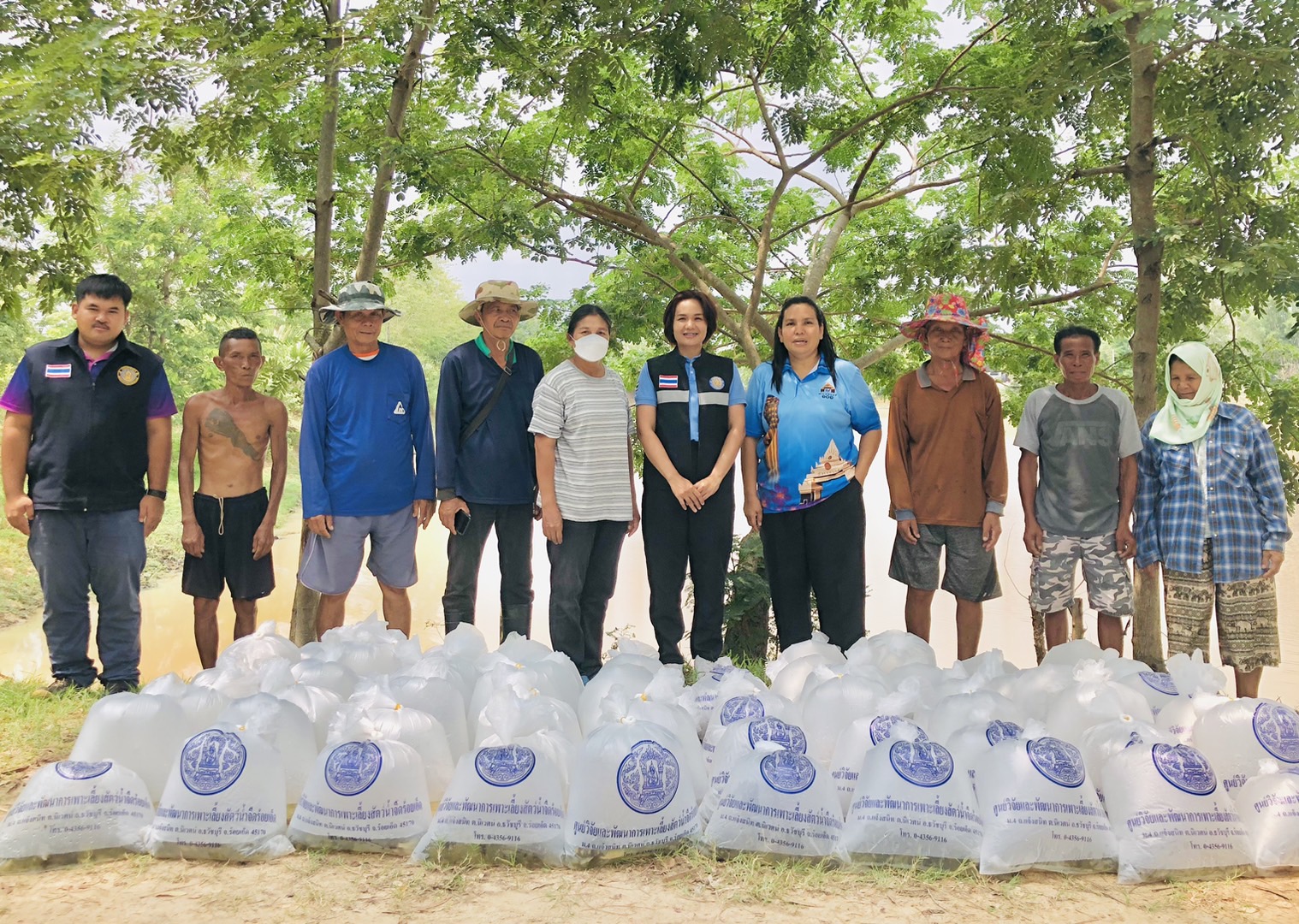 ร่วมปล่อยสัตว์น้ำเพื่อเพิ่มผลผลิตในเเหล่งน้ำในโครงการเพิ่มผลผลิตสัตว์น้ำเศรษฐกิจที่มีมูลค่าสูงเพื่อสร้างรายได้ ภายใต้โครงการบริหารจัดการทรัพยากรประมง..คลิก