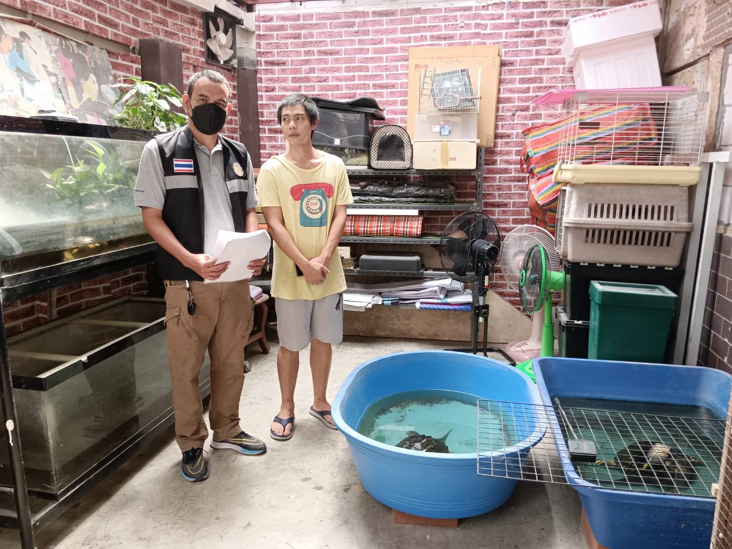 (อ.บางบัวทอง) ตรวจสอบการครอบครองสัตว์น้ำ ตามอนุสัญญาว่าด้วยการค้าระหว่างประเทศซึ่งชนิดพันธุ์สัตว์ป่าและพืชป่าที่ใกล้สูญพันธุ์ (CITES)..คลิก