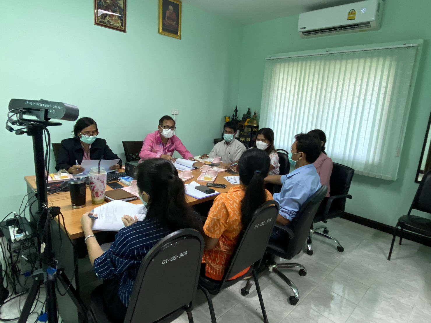 ประมงจังหวัดพัทลุง พร้อมด้วย หัวหน้ากลุ่มบริหารจัดการด้านการประมง หัวหน้ากลุ่มบริหารและยุทธศาสตร์ และประมงอำเภอ เข้าร่วมประชุมชี้แจงรายละเอียด Template ตัวชี้วัดผู้บริหารส่วนภูมิภาค (ประมงจังหวัด) รอบการประเมินที่ 2   ประจำปีงบประมาณ 2566..คลิก